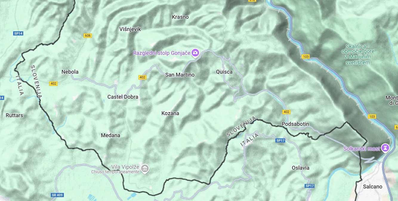 Collio parte Slovenia