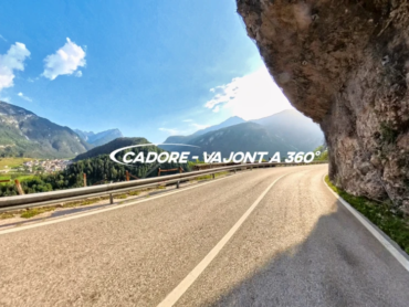 itinerario moto in Vajont
